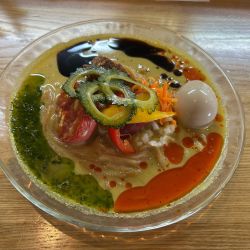 冷やしカレーそば1500円