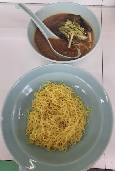 「醤油つけ麺小800円」@ラーメンショップ 平泉店の写真