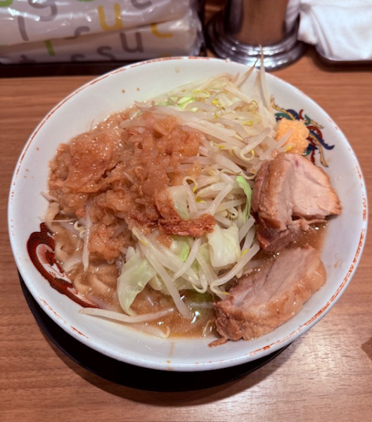 「ミニ（脂多め・ニンニク￥950）」@豚山 上野店の写真