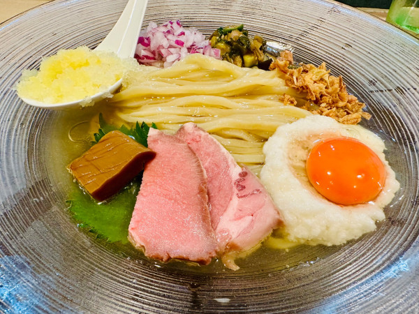 「【限定】ニボコン～煮干昆布水冷麺～【1500円】」@手打麺祭 かめ囲の写真