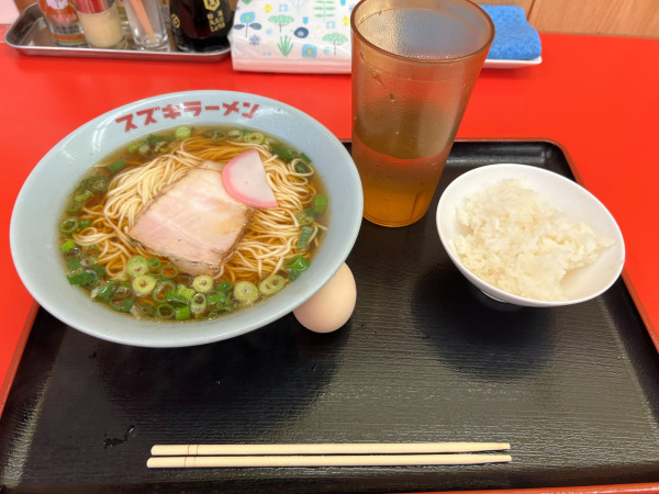 「朝ラーメン」@スズキラーメンの写真