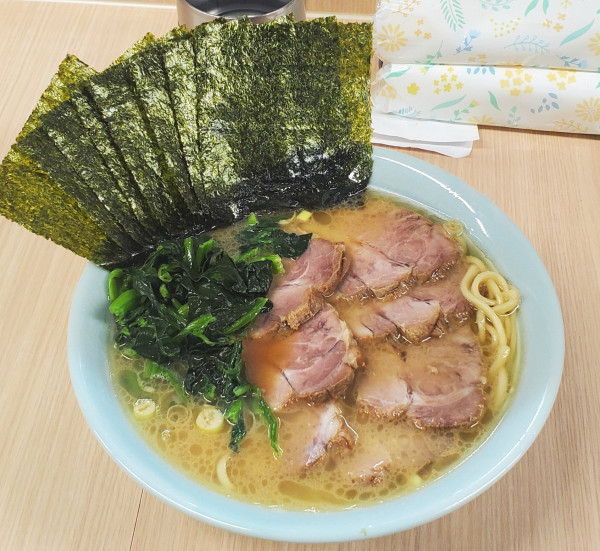 「ラーメン中盛ダブルチャーシュー海苔まし」@らーめん 野々家の写真