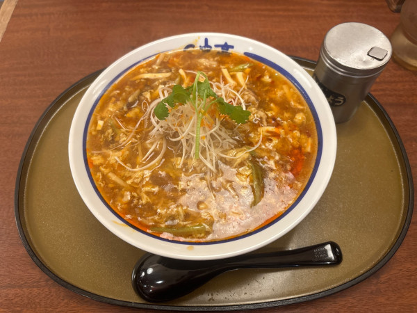 「酸辣湯麺」@中華麺食房 三宝亭 亀貝店の写真