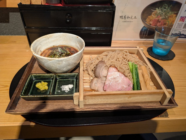 「鴨だしつけ麺1300円」@鴨中華そば 楓の写真