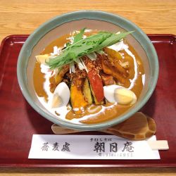 冷やしカレー麺(うどん)【夏限定】＋そば豆腐