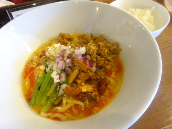 「鶏坦々まぜSOBA　1辛　1,100円」@鶏坦々麺 CHILI-TORIの写真