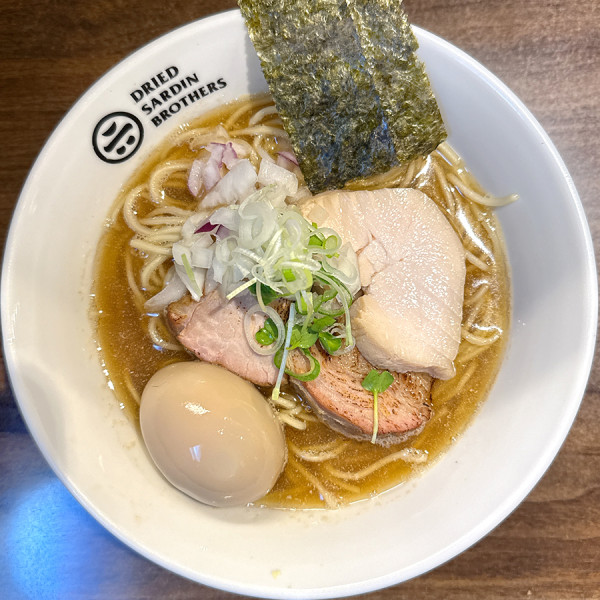 「煮干しそば＋味玉」@DRIED SARDIN BROTHERSの写真
