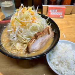 ネギ味噌らーめん＋ライス