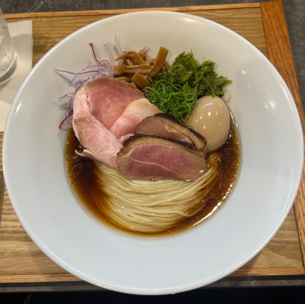 「夏アジ煮干の冷やし醤油」@RAMEN MATSUIの写真