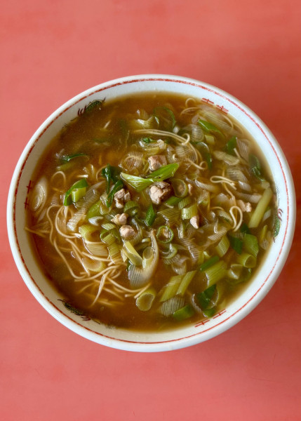 「珍逹そば大盛ネギ増し(1000+100)」@珍達そば 横瀬店の写真