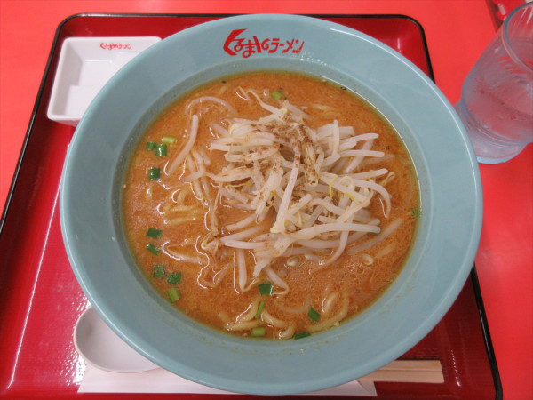 「味噌ラーメン（800円）」@くるまやラーメン 東武動物公園店の写真