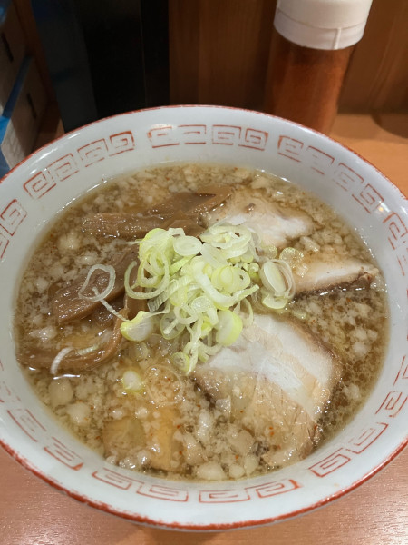 「朝ラーメン　690円　こってり」@らーめん忍者の写真