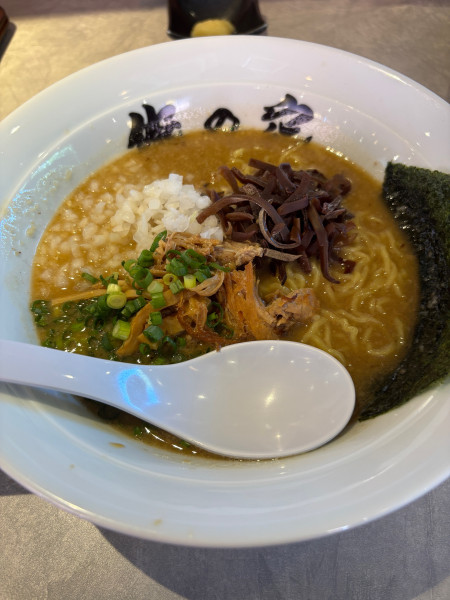 「俺の空麺➕麺固め➕替玉120えん」@俺の空 武石店の写真