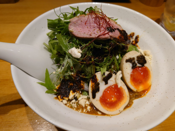 「限定 冷やし汁なし担々麺」@らぁ麺 吉井 勝どき店の写真