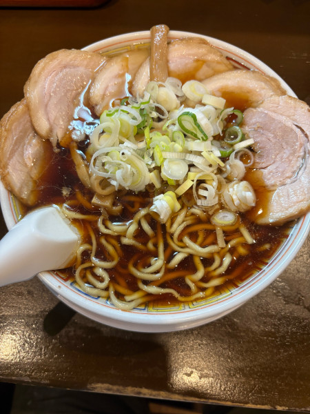 「肉中華そば　1350円」@丸中華そばの写真