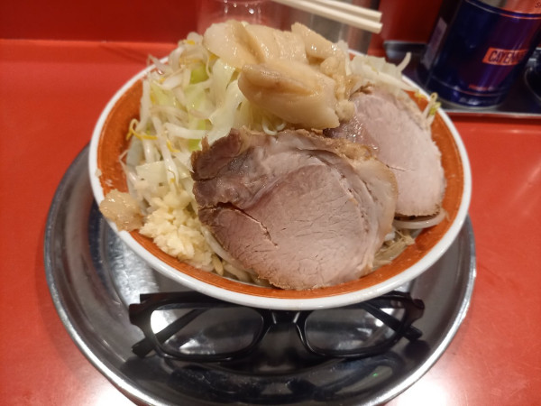 「小ラーメン(野菜マシ・アブラマシ・ニンニク少し)」@ラーメンタロー 大森の陣の写真