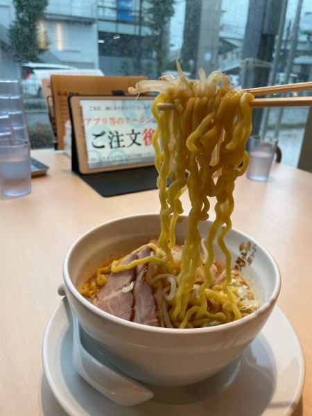 「味噌ラーメン」@らぁ麺 はやし田 味の素スタジアム店の写真