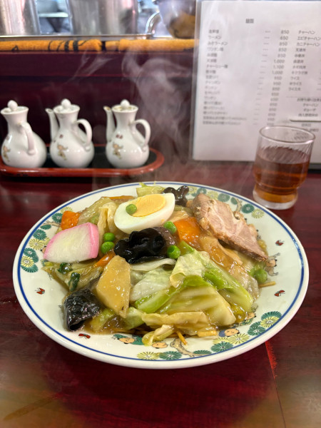 「五目あんかけやきそば(やわらかい)」@中国料理 進来軒の写真