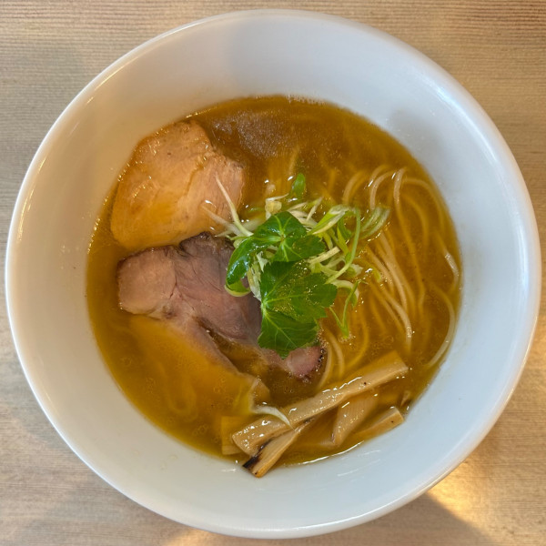 「中華そば塩(細麺)」@中華そば カスミソウの写真