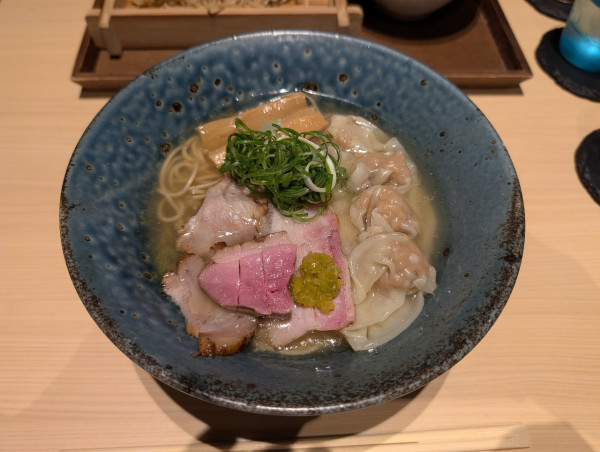 「鴨出汁中華そば塩1500円」@鴨中華そば 楓の写真