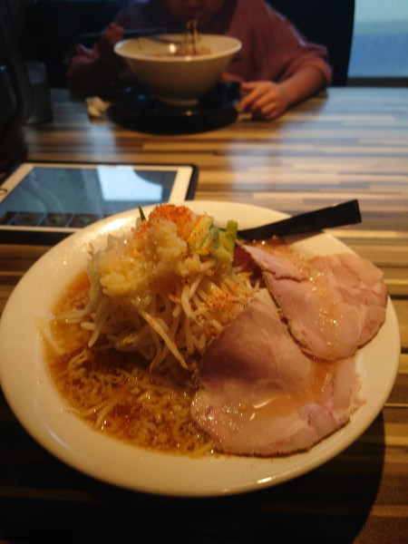 「二郎　肉増し」@らぁ麺三軒屋 茂原店の写真