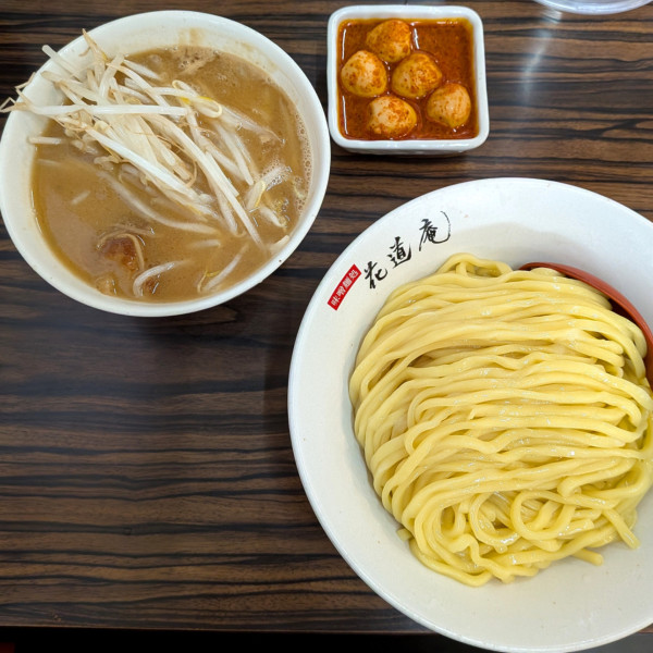 「味噌つけめん＋チンピラ玉子」@味噌麺処 花道庵の写真