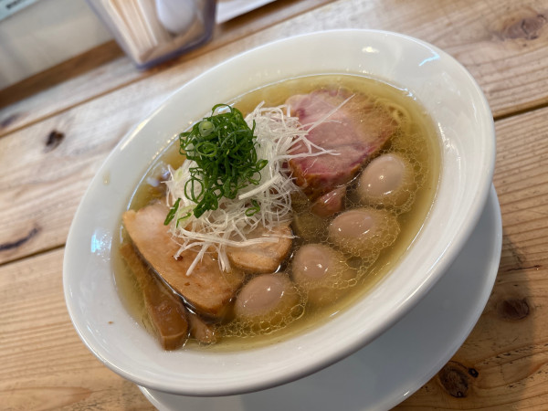 「特製鶏ソバ 潮(うずら変更)」@The Noodles & Saloon Kiriyaの写真