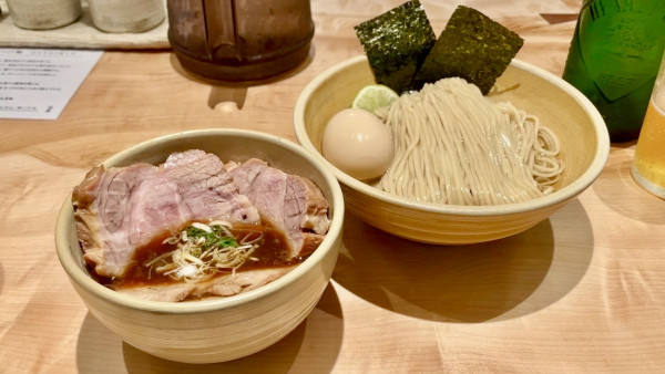 「ハートランドビール → 特製つけ麺」@迂直の写真