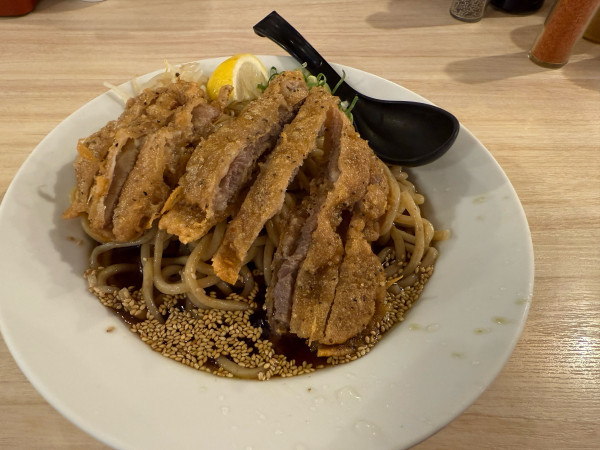 「冷やし肉汁パーコー麺」@肉汁麺ススム 秋葉原本店の写真
