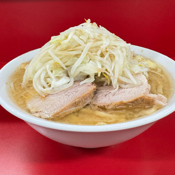 「小 半分 ニンニク少し 別売生姜」@ラーメン二郎 神田神保町店の写真