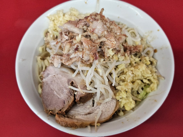 「小汁なし　ニンニクアブラショウガ　900円」@ラーメン二郎 大宮公園駅前店の写真