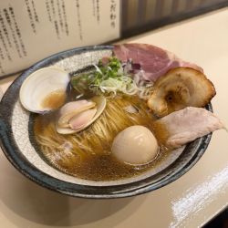 はまぐり塩ラーメン　貝心の一撃