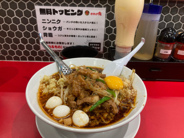 「鬼ソバ　1000円」@すず鬼直伝スタミナらーめん かわさ鬼の写真