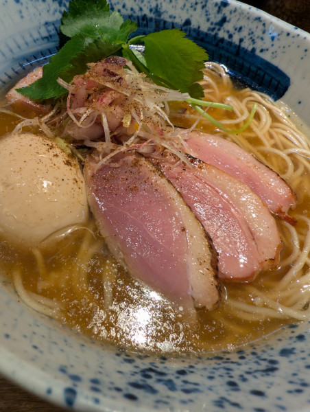 「特製最上鴨中華蕎麦(塩)」@鴨出汁中華蕎麦 麺屋yoshikiの写真