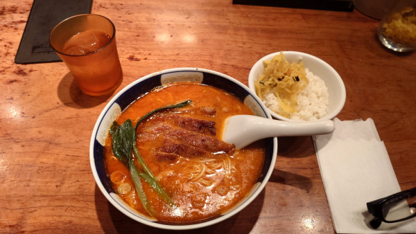 「ぱいこうだんだんめん(¥1,200)」@支那麺 はしご 銀座八丁目店の写真