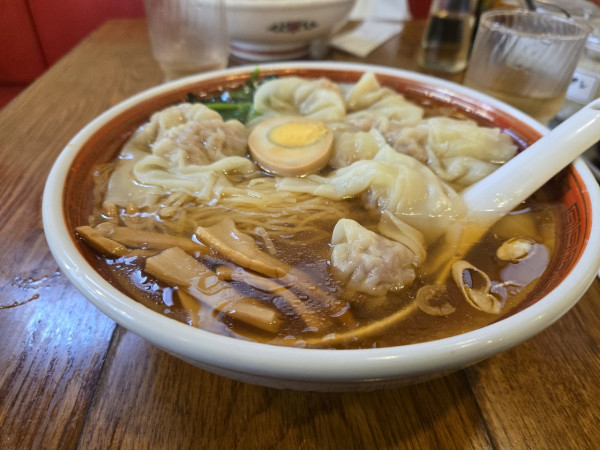 「ランチ雲呑麺」@広州市場 五反田店の写真