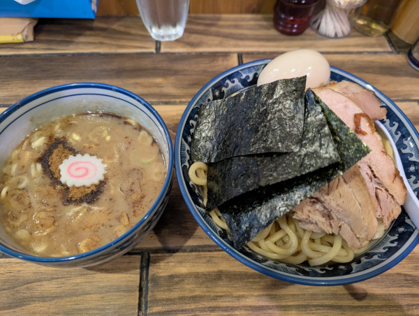 「特製つけそば」@中華そば わた井の写真