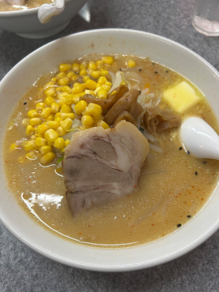 「コーンバター味噌ラーメン」@くまごろう 京町店の写真