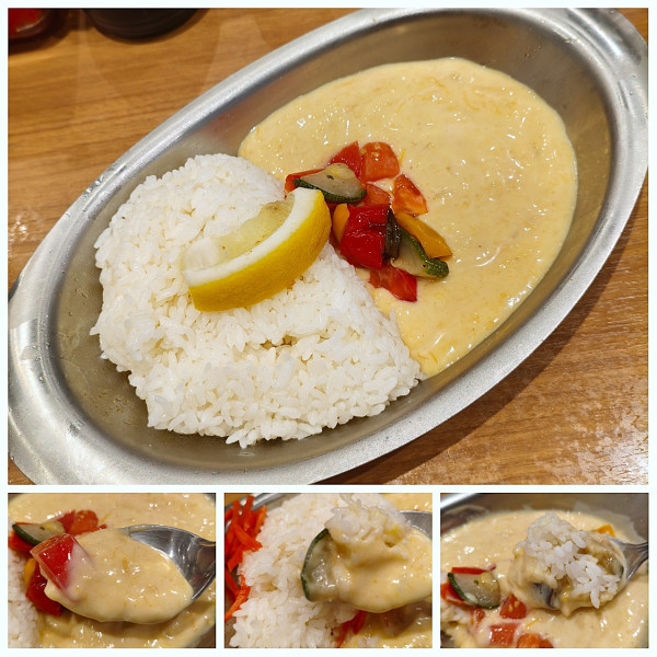 「冷たいレモンクリームカレー(夏季限定)　¥880」@カレーショップC&C 秋葉原店の写真