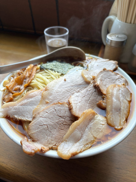 「チャーシュー麺　大盛り（注意！）」@栄楽の写真