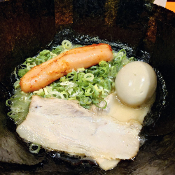 「海苔めんたいラーメン」@元祖とんこつ久留米ラーメン 福ヤの写真