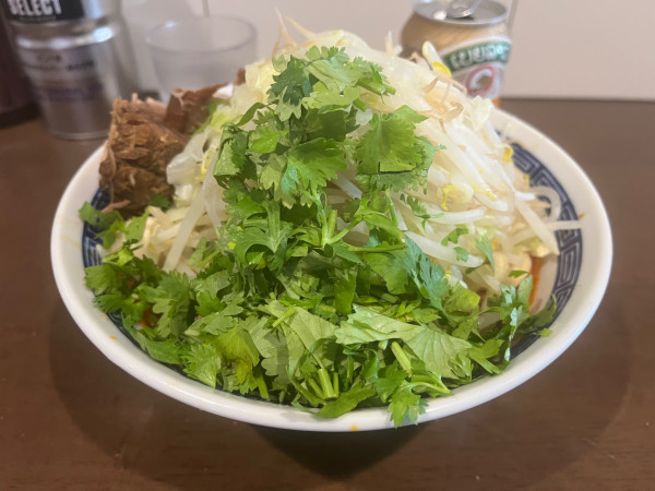 「辛いラーメン(カシミーリチリ×青山椒)＋パクチー」@ラーメン ゼンゼンの写真