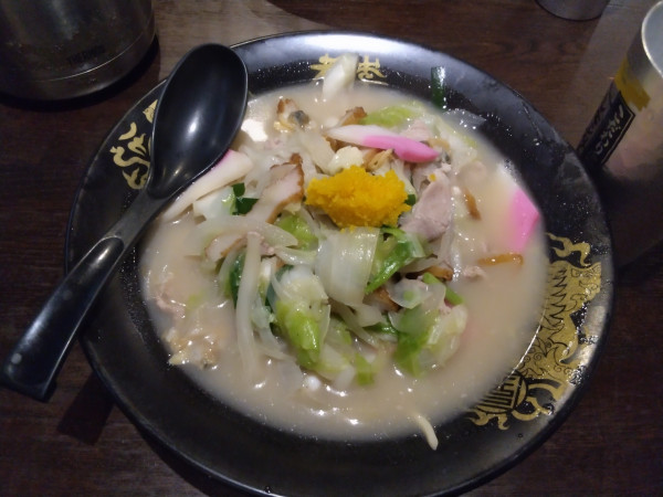 「元祖生からすみちゃんぽん　1540円」@老李 新地中華街本店の写真