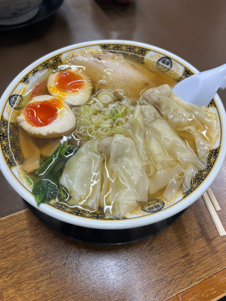 「ワンタン麺＋餃子+煮卵」@麺屋 ようすけの写真