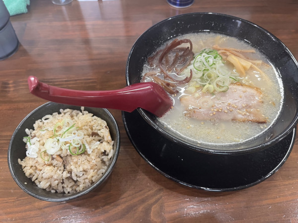 「こくしおらーめん（昼定食）」@らーめん白南風の写真