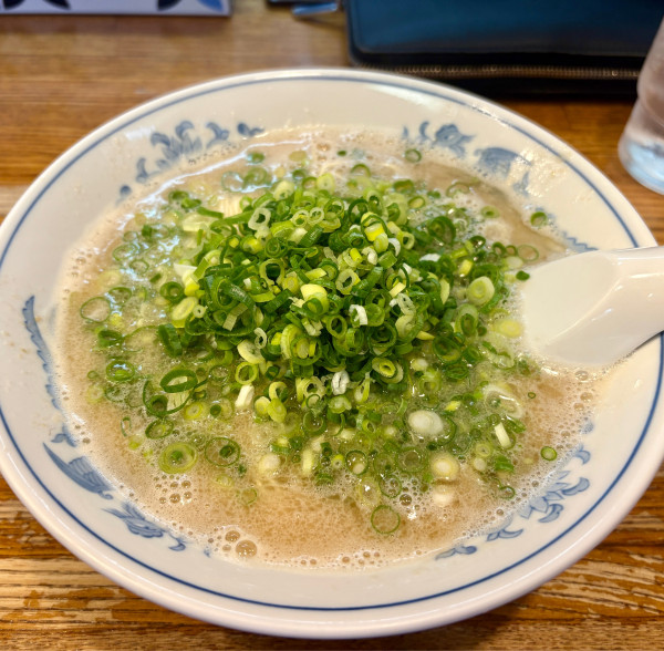 「ねぎらーめん＋替玉」@博多ラーメン ばりこての写真