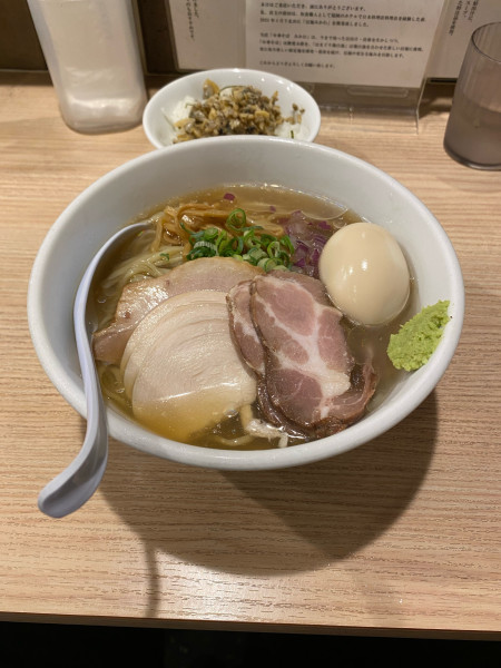 「冷やし蛤麺(大盛　特製)」@中華そば みかわの写真