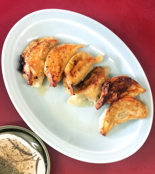 「焼ギョウザ 500円」@味の大連の写真