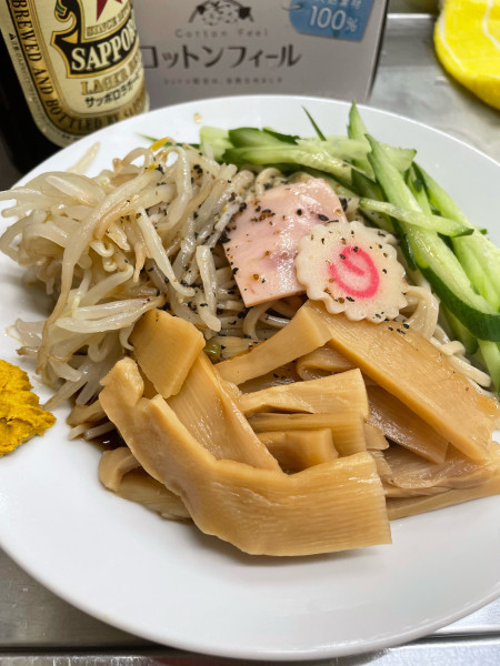 「冷やし中華 モヤシ」@中華そば みたかの写真