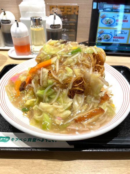 「長崎皿うどん 麺２倍」@長崎ちゃんぽん リンガーハット 川越東洋大前店の写真